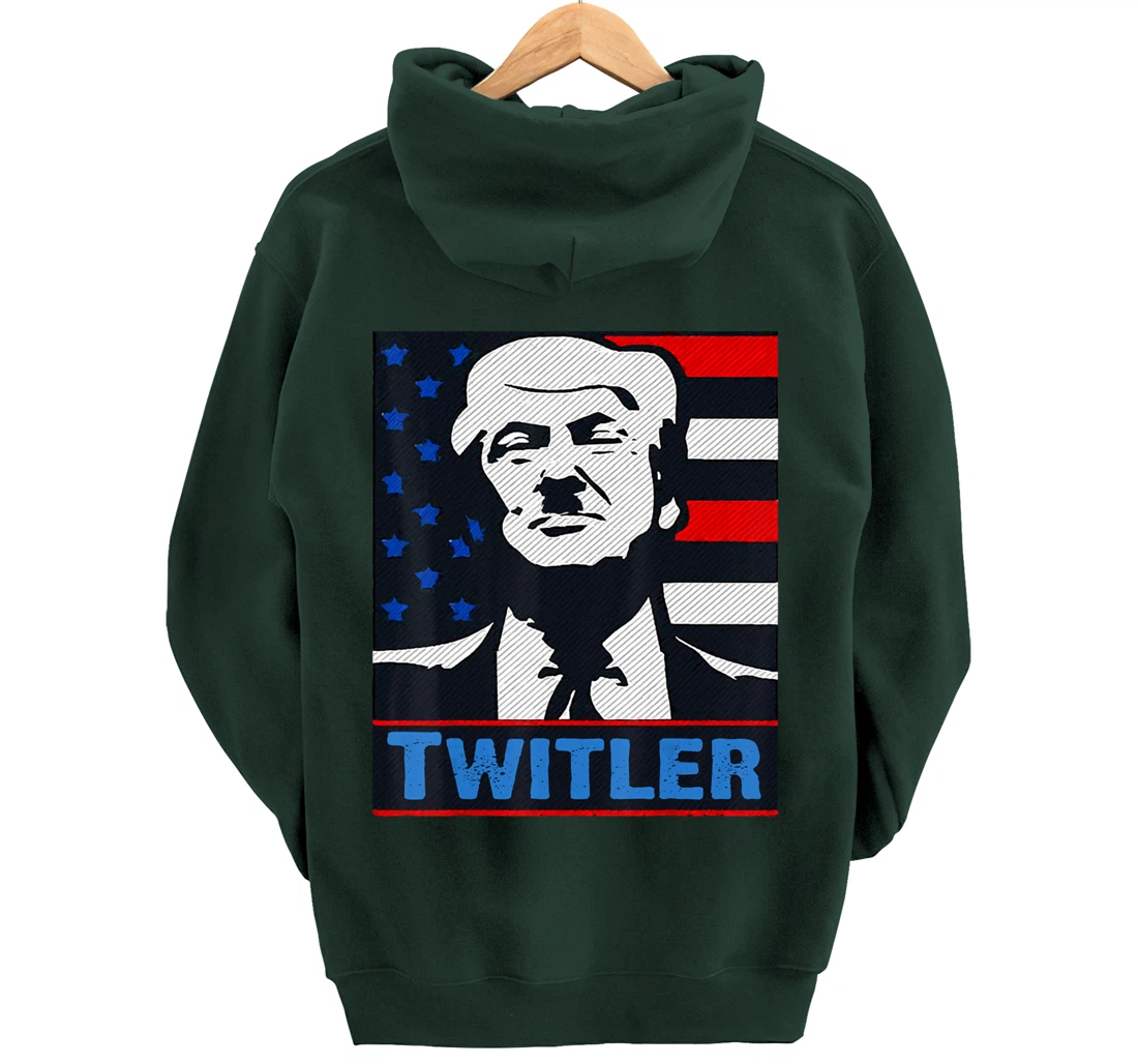 TWITLER T SHIRT Anti Trump Pullover Hoodie
