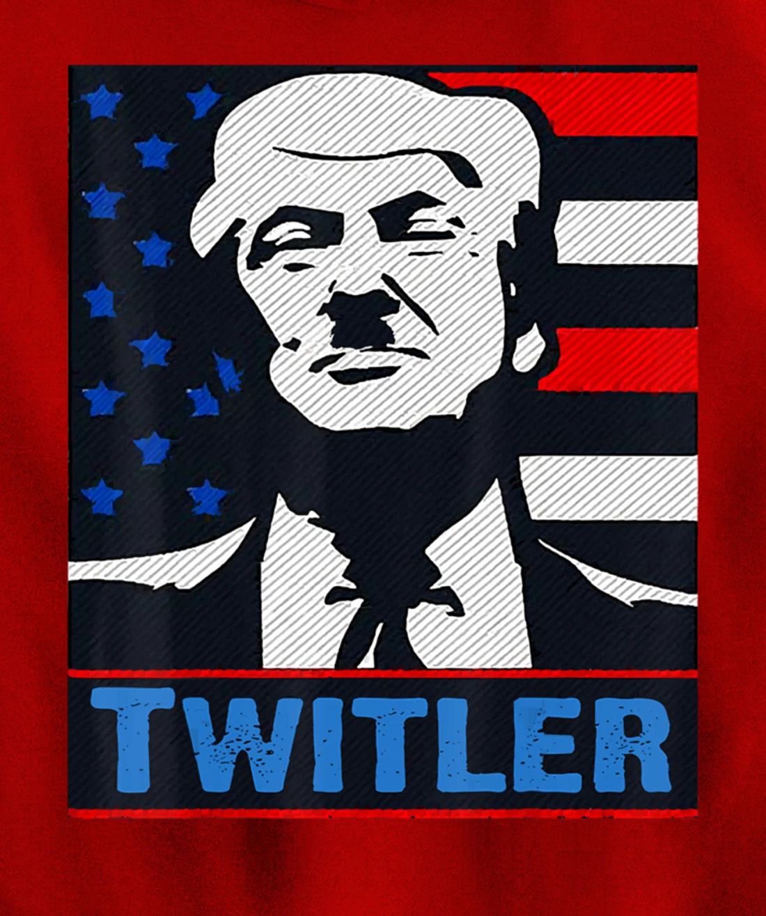 TWITLER T SHIRT Anti Trump Pullover Hoodie