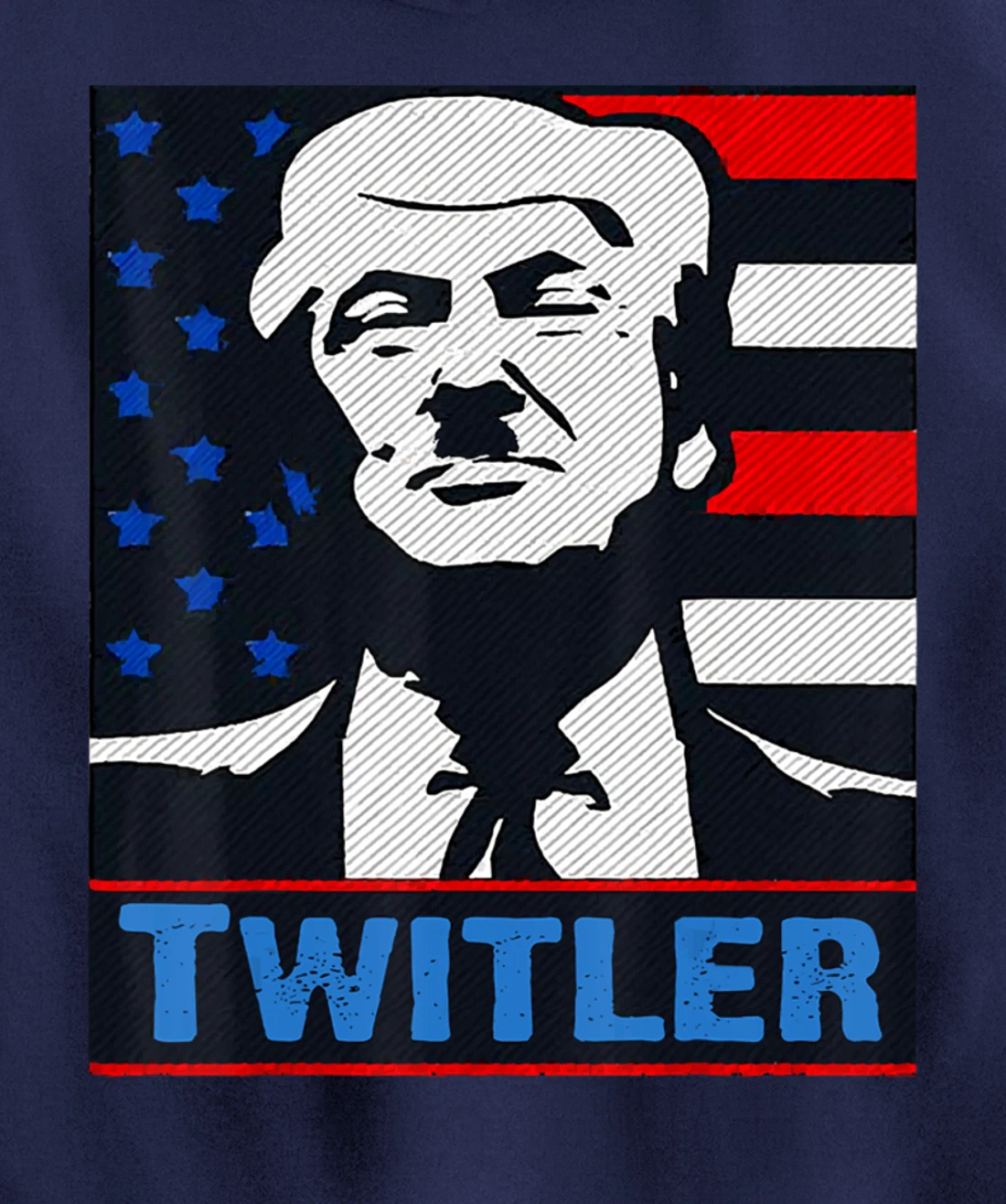 TWITLER T SHIRT Anti Trump Pullover Hoodie