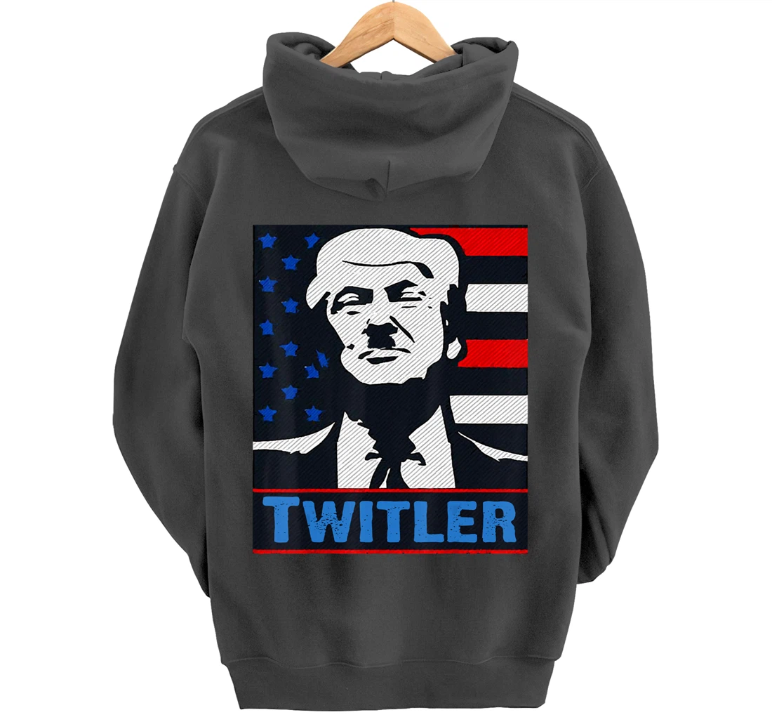 TWITLER T SHIRT Anti Trump Pullover Hoodie