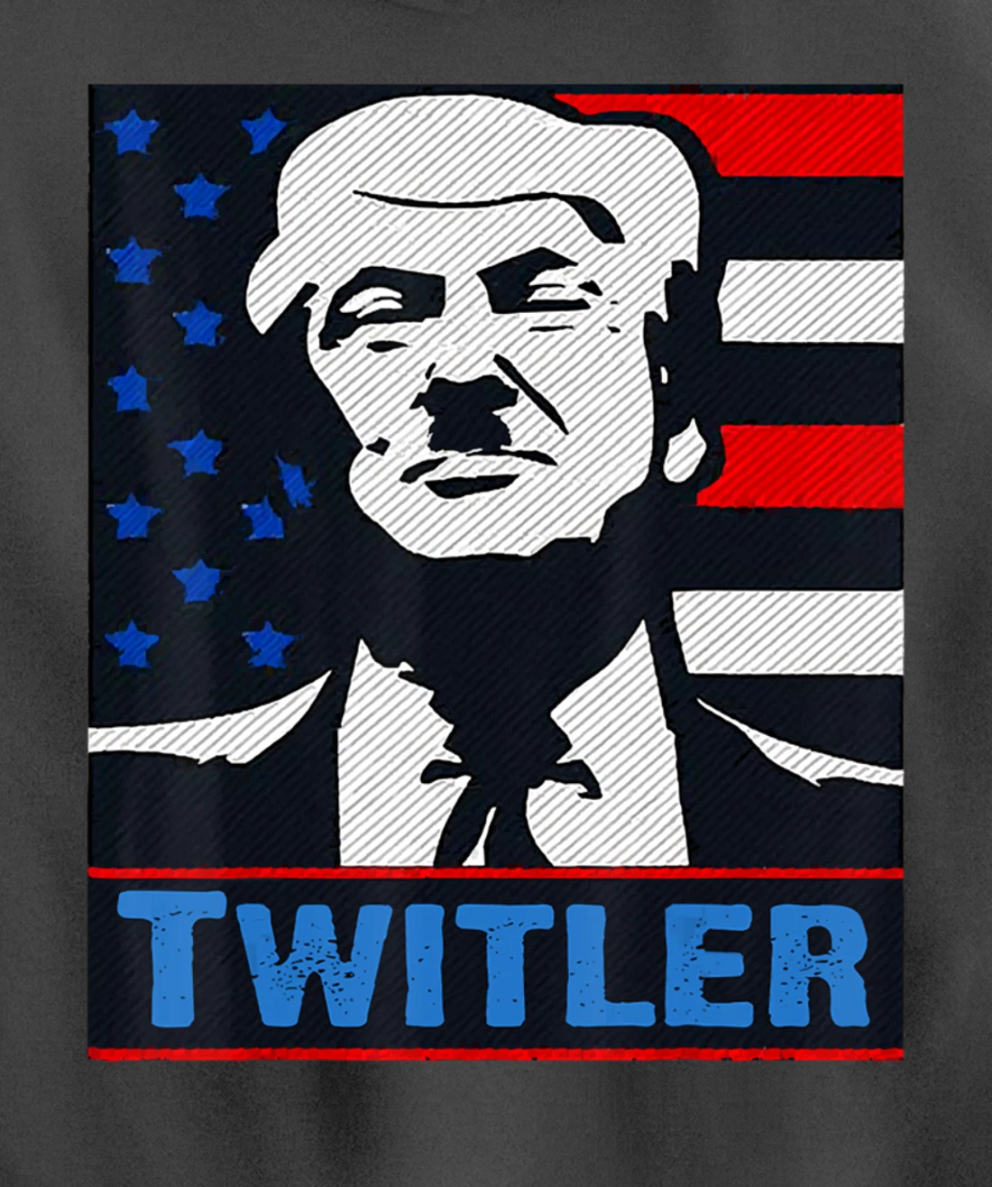 TWITLER T SHIRT Anti Trump Pullover Hoodie