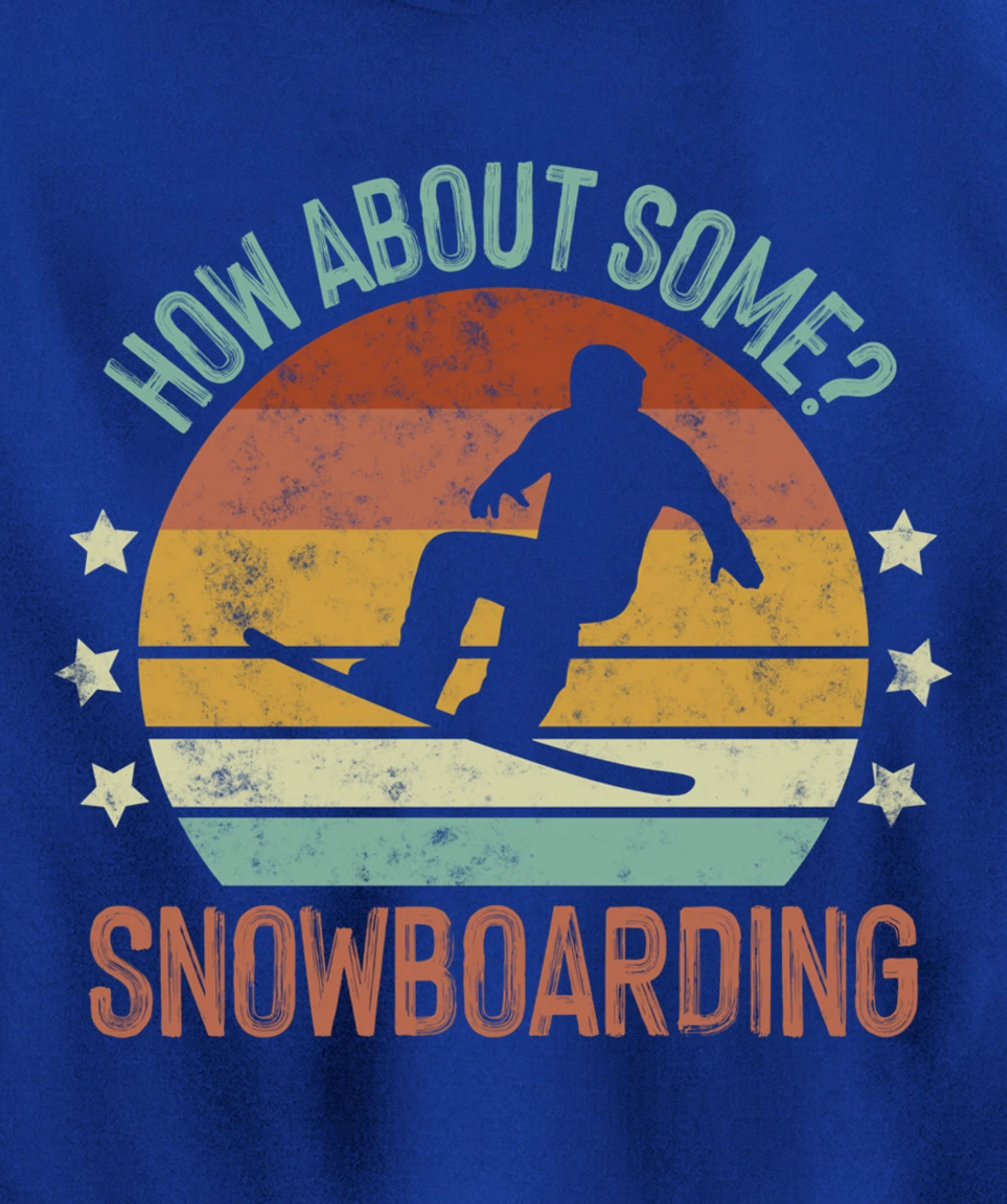 Snowboarding Is My Favorite Season Winter Ice Sports Retro Pullover Hoodie