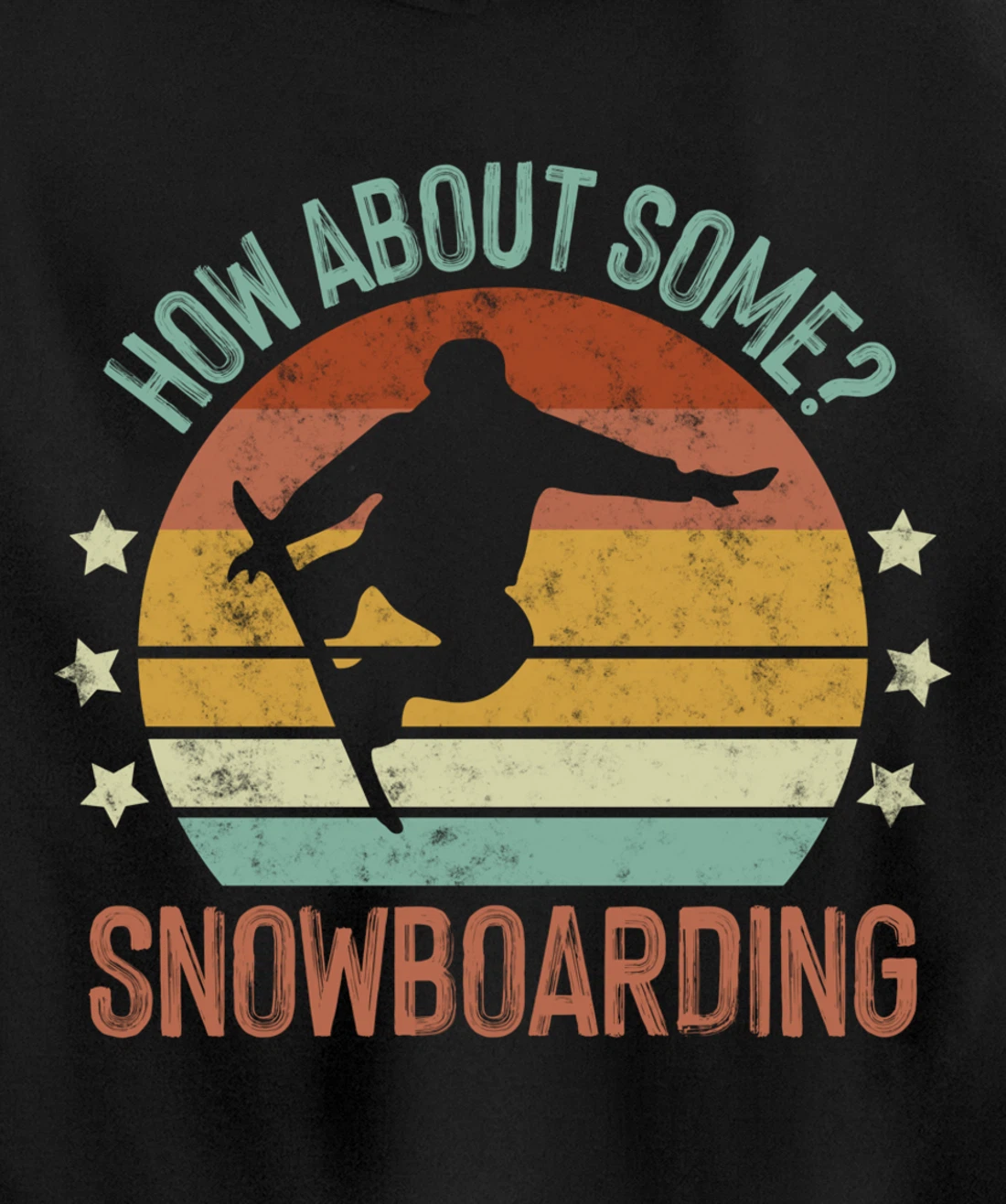 Snowboarding Is My Favorite Season Winter Ice Sports Retro Pullover Hoodie