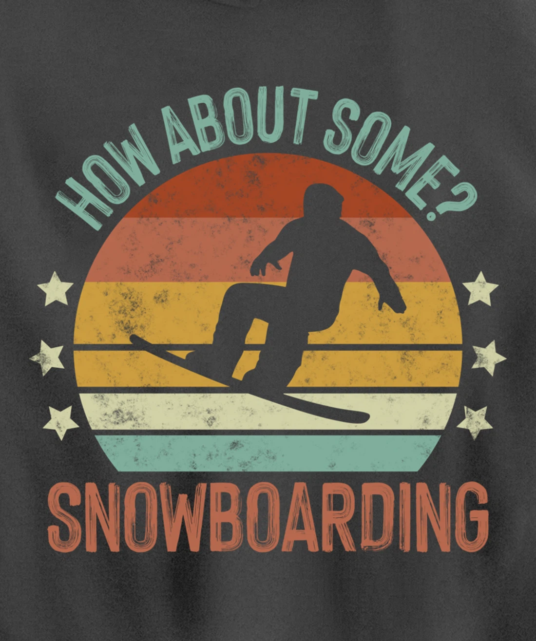 Snowboarding Is My Favorite Season Winter Ice Sports Retro Pullover Hoodie