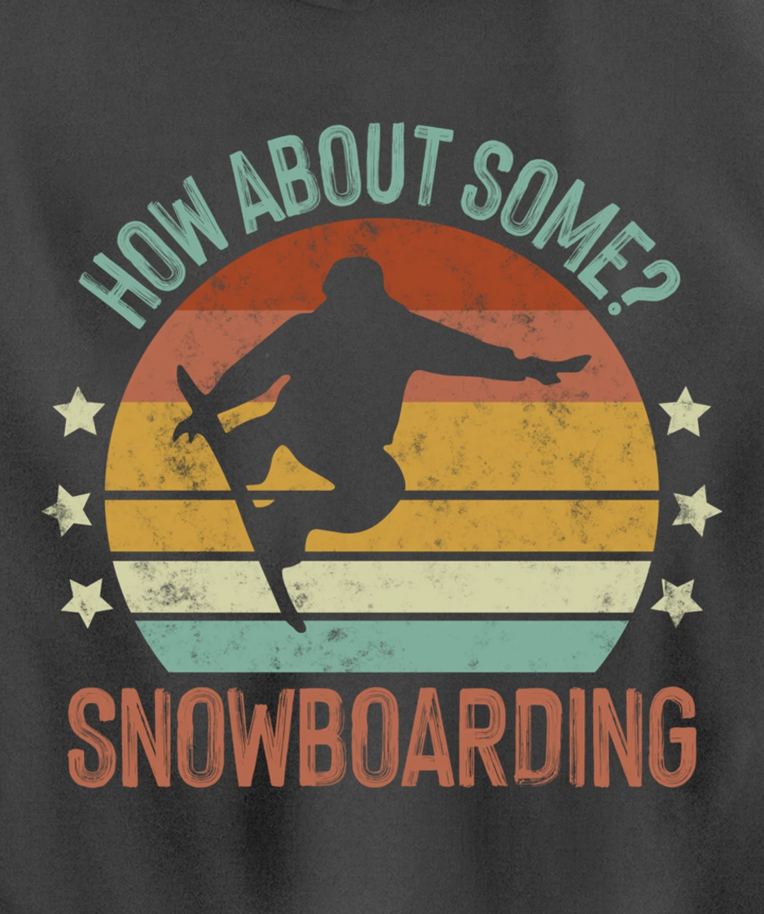 Snowboarding Is My Favorite Season Winter Ice Sports Retro Pullover Hoodie