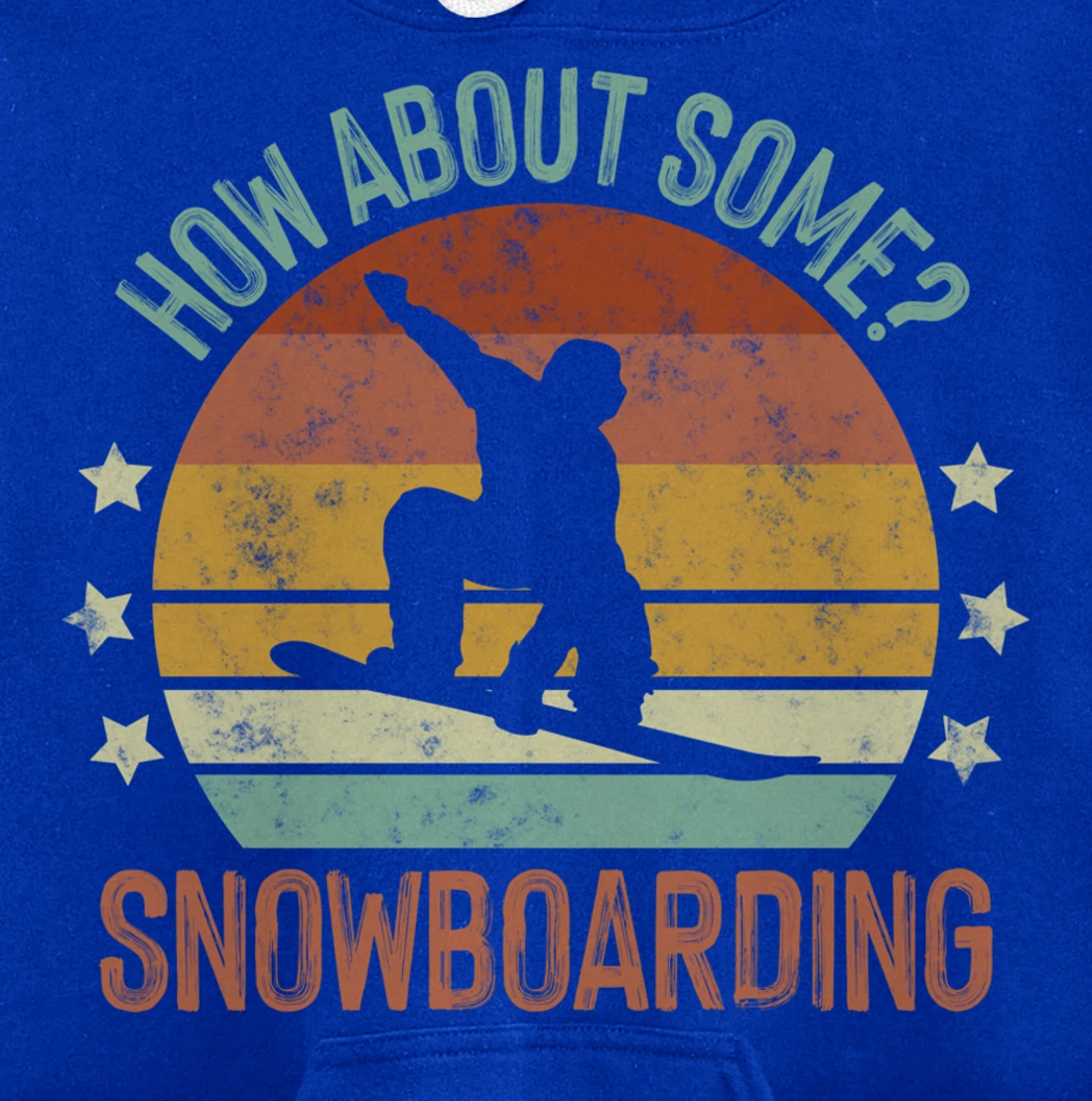 Snowboarding Is My Favorite Season Winter Ice Sports Retro Pullover Hoodie