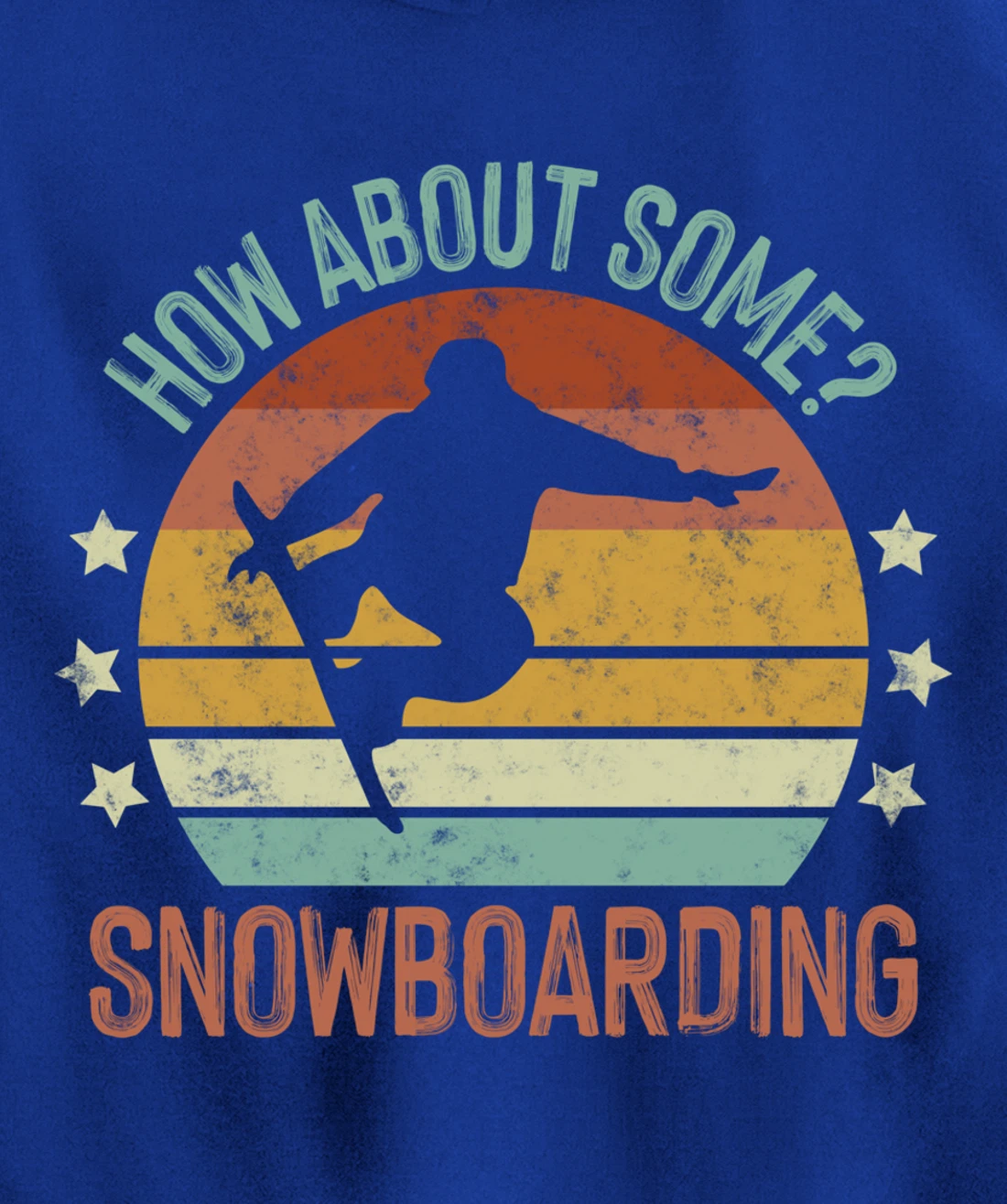 Snowboarding Is My Favorite Season Winter Ice Sports Retro Pullover Hoodie