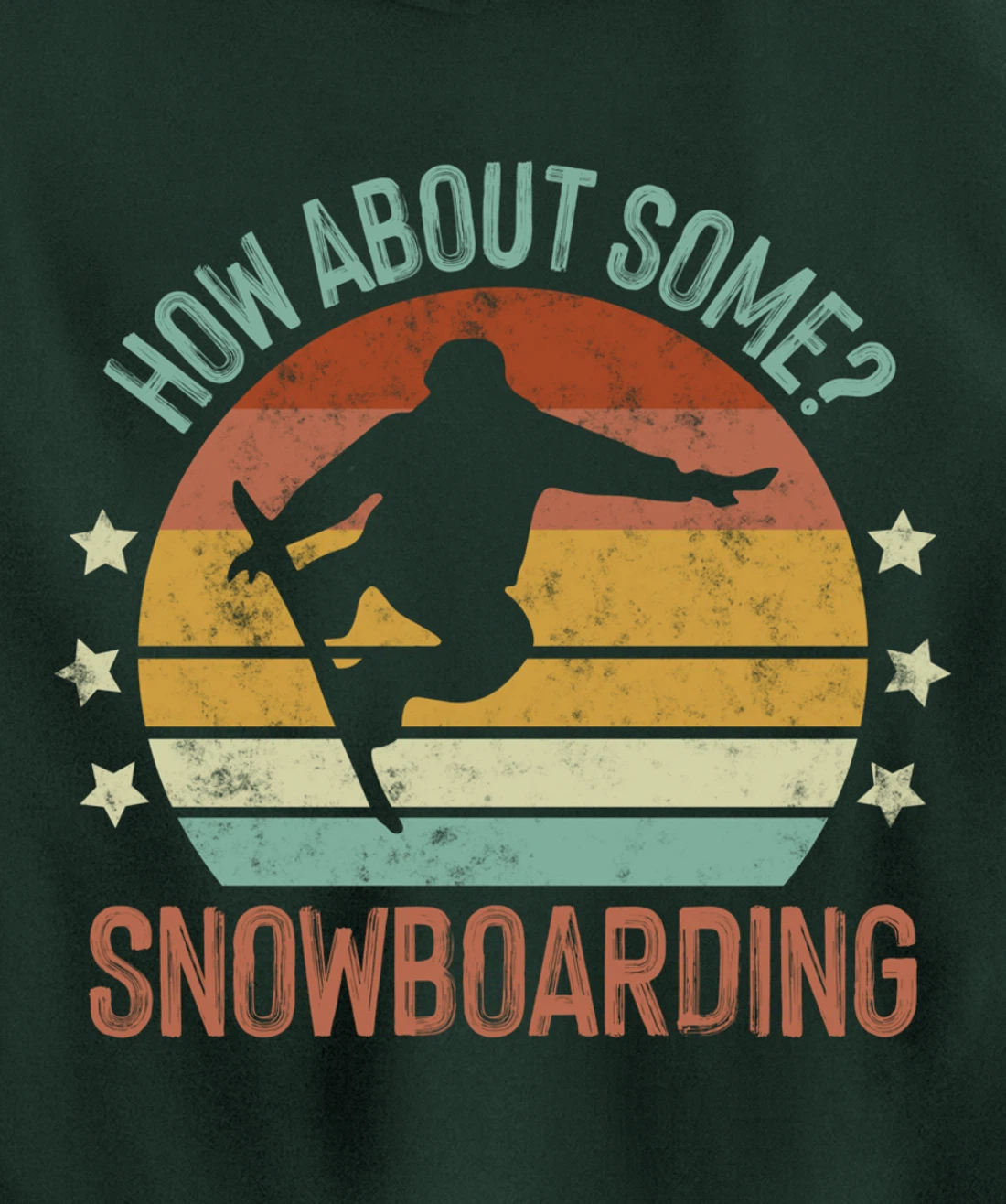 Snowboarding Is My Favorite Season Winter Ice Sports Retro Pullover Hoodie