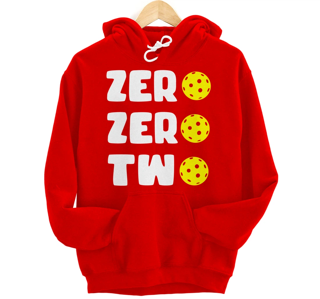 Zero Zero Two 002 Pickleball Dinking Paddleball Sport Lover Pullover Hoodie