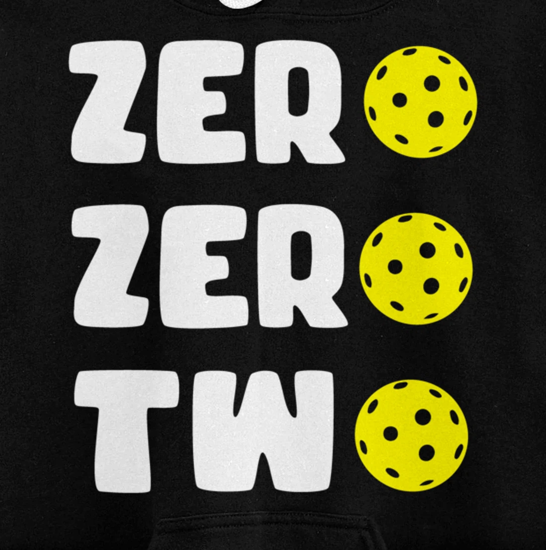 Zero Zero Two 002 Pickleball Dinking Paddleball Sport Lover Pullover Hoodie