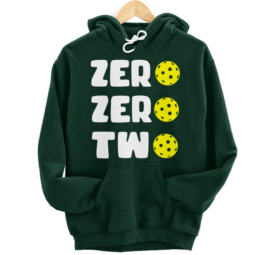 Zero Zero Two 002 Pickleball Dinking Paddleball Sport Lover Pullover Hoodie