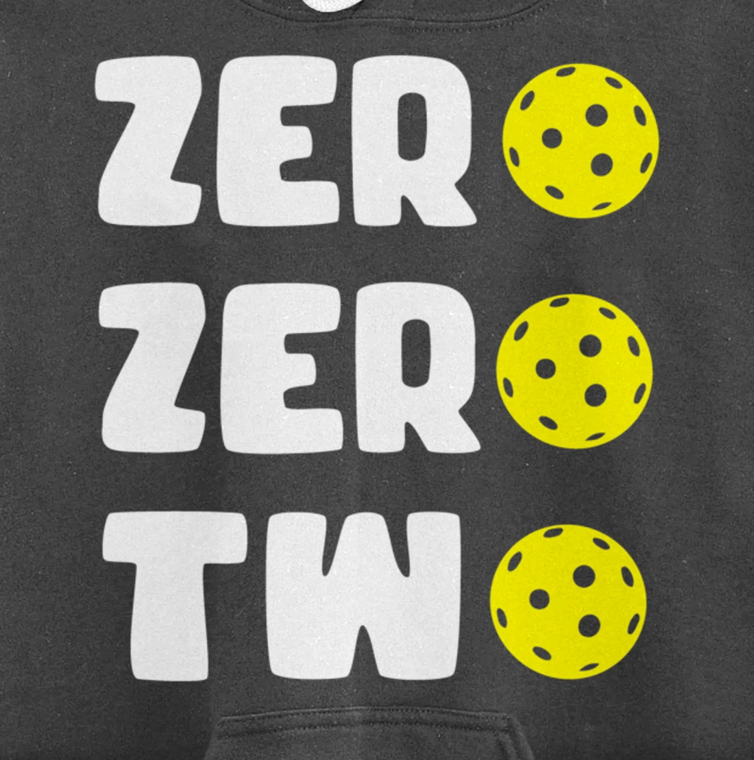 Zero Zero Two 002 Pickleball Dinking Paddleball Sport Lover Pullover Hoodie