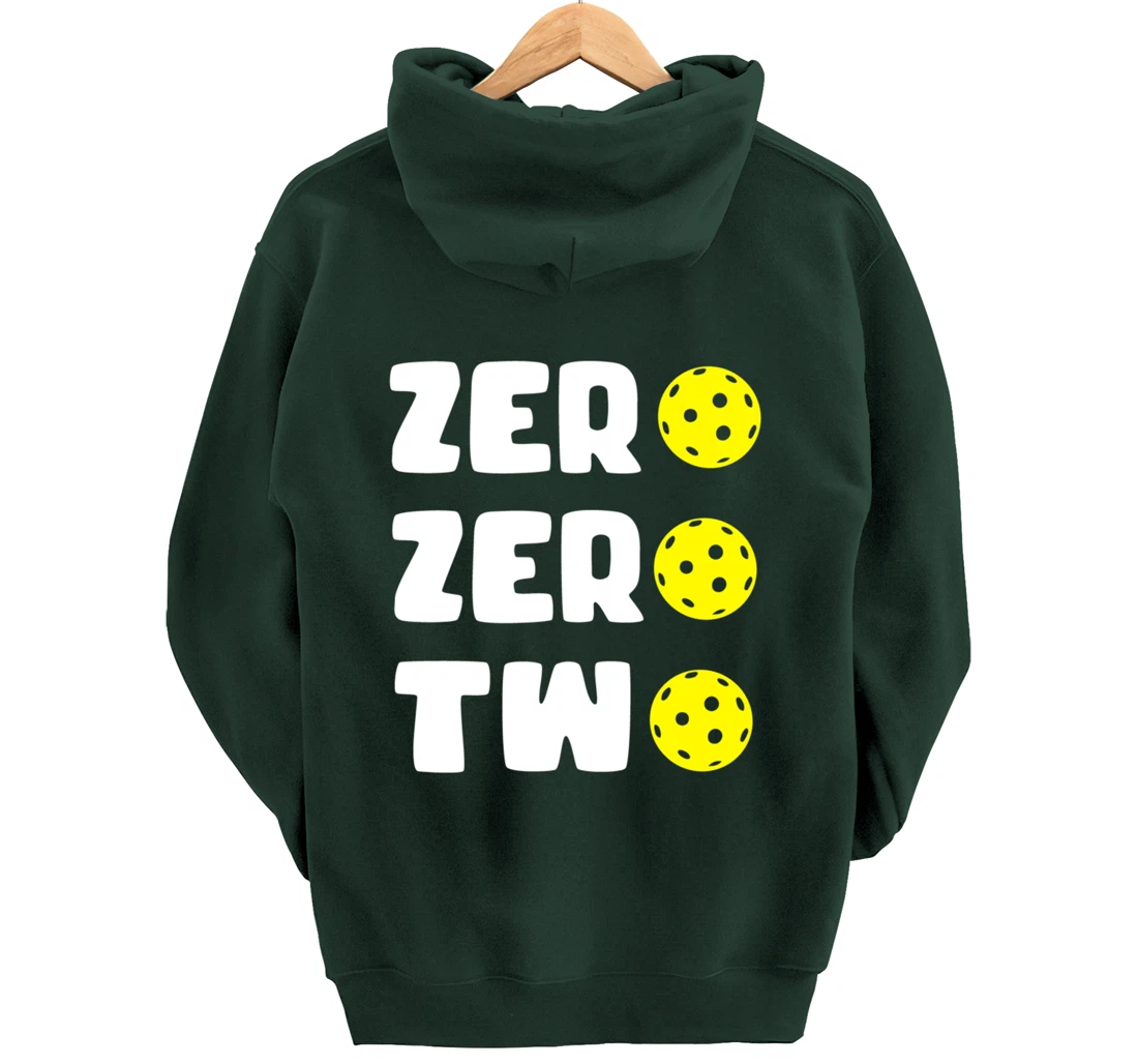 Zero Zero Two 002 Pickleball Dinking Paddleball Sport Lover Pullover Hoodie