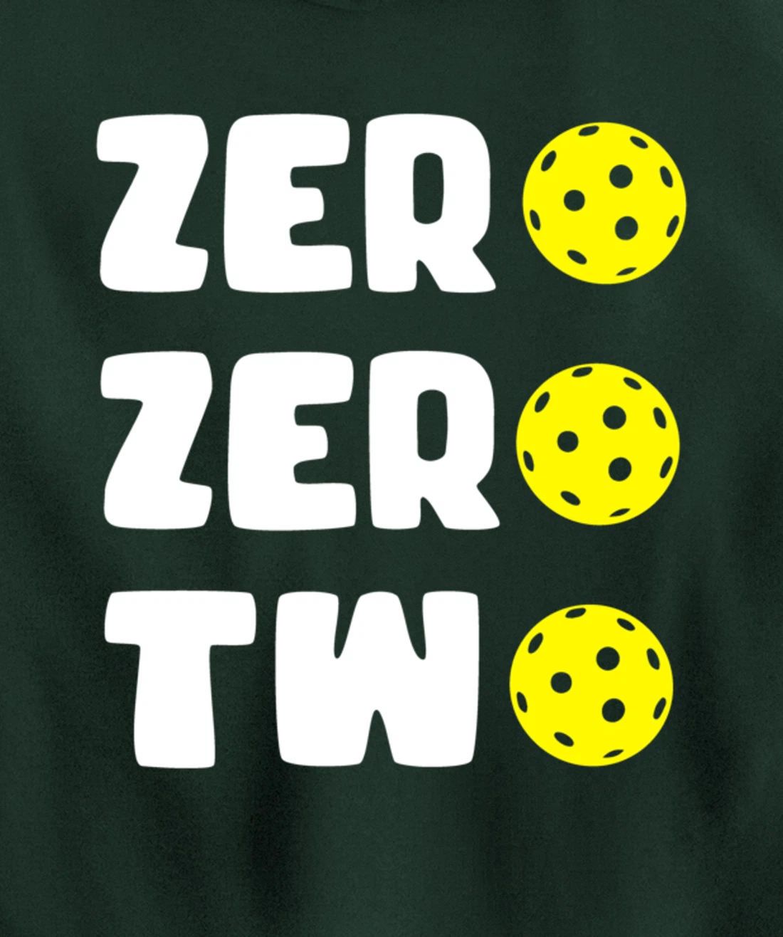 Zero Zero Two 002 Pickleball Dinking Paddleball Sport Lover Pullover Hoodie
