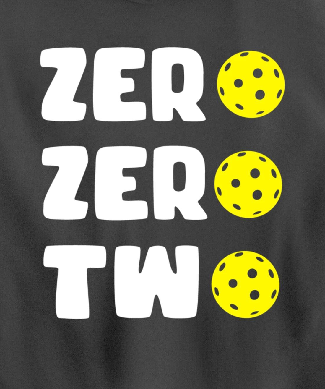 Zero Zero Two 002 Pickleball Dinking Paddleball Sport Lover Pullover Hoodie
