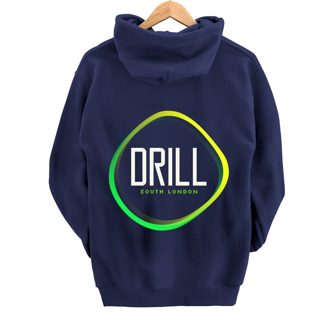 Drill Grime Rap Hip Hop Junglist Drum And Bass Pullover Hoodie