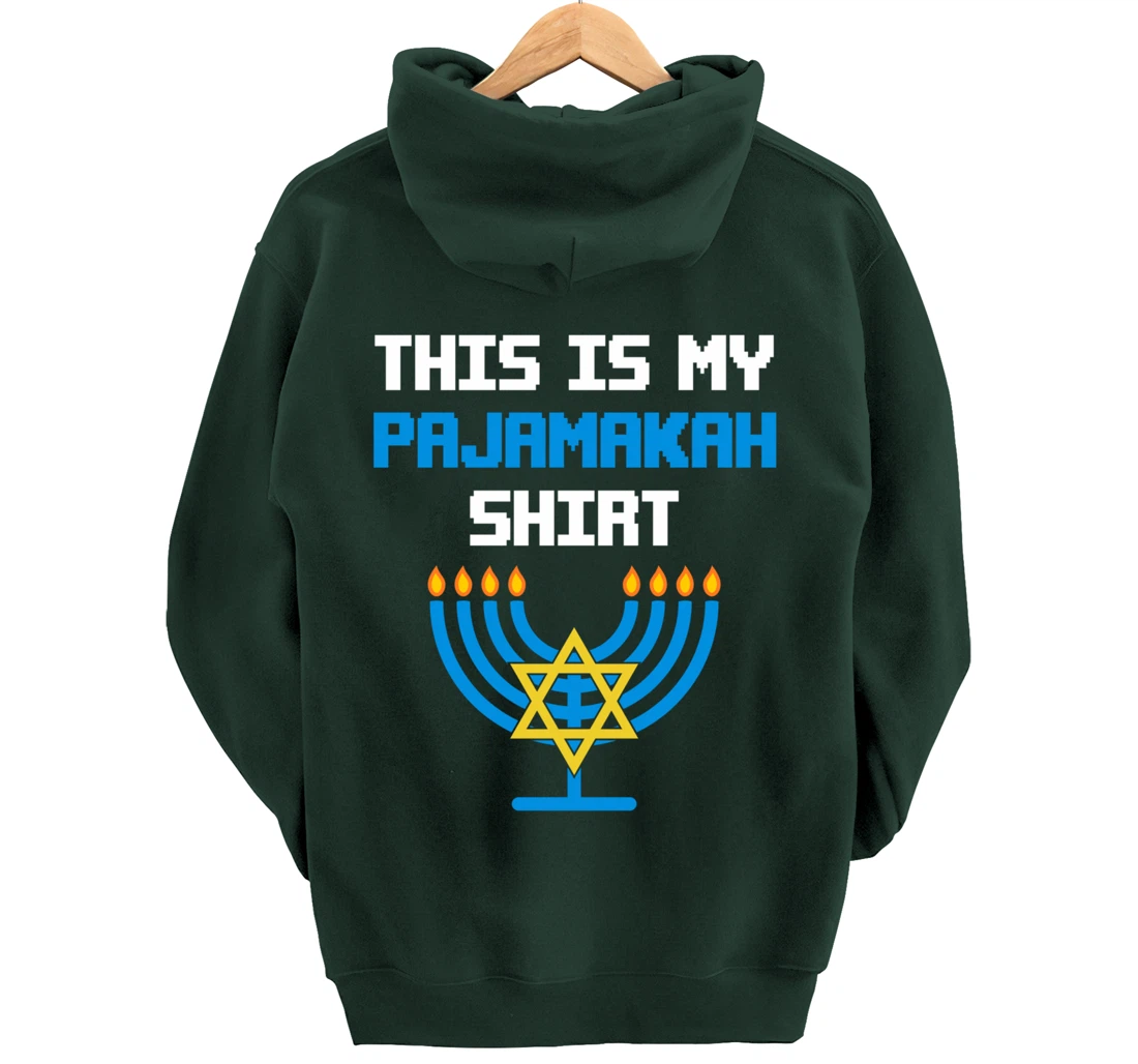 Funny Hanukkah Pajama Shirt - This is My Pajamakah Gifts Tee Pullover Hoodie