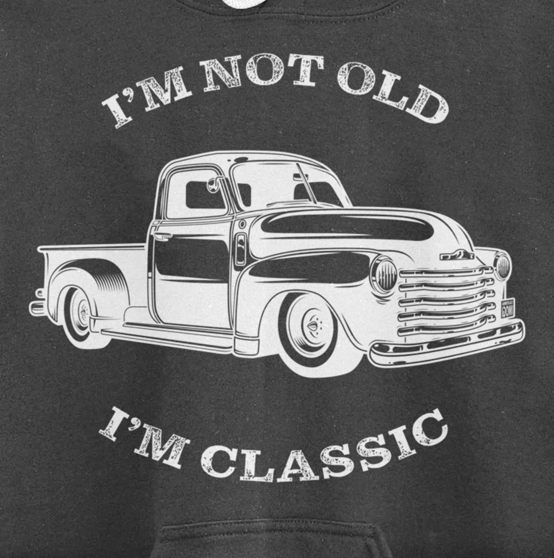 I'm not old, I am classis - Classic muscle car Pullover Hoodie