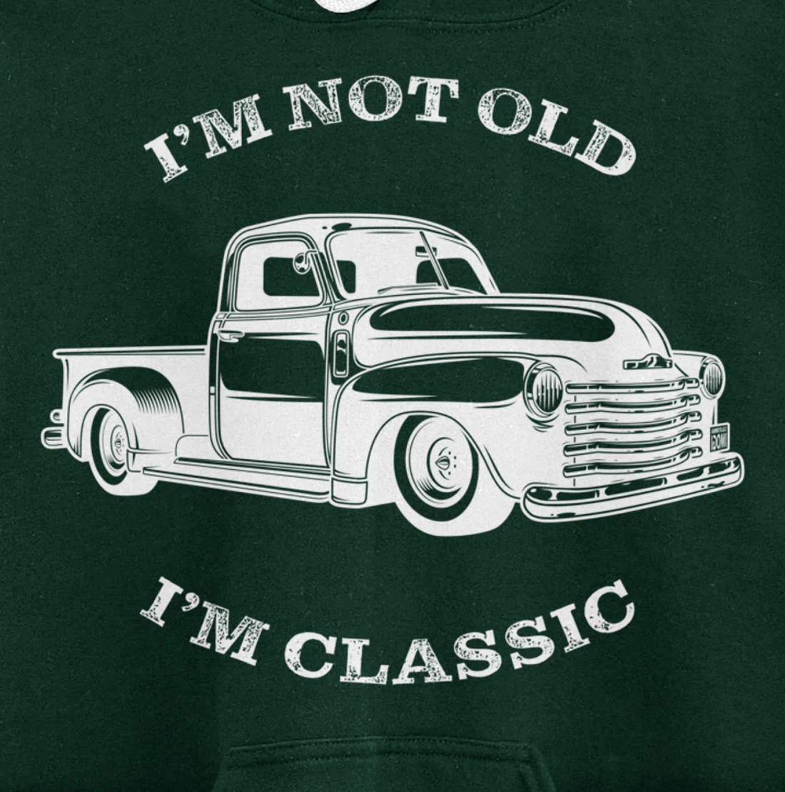 I'm not old, I am classis - Classic muscle car Pullover Hoodie