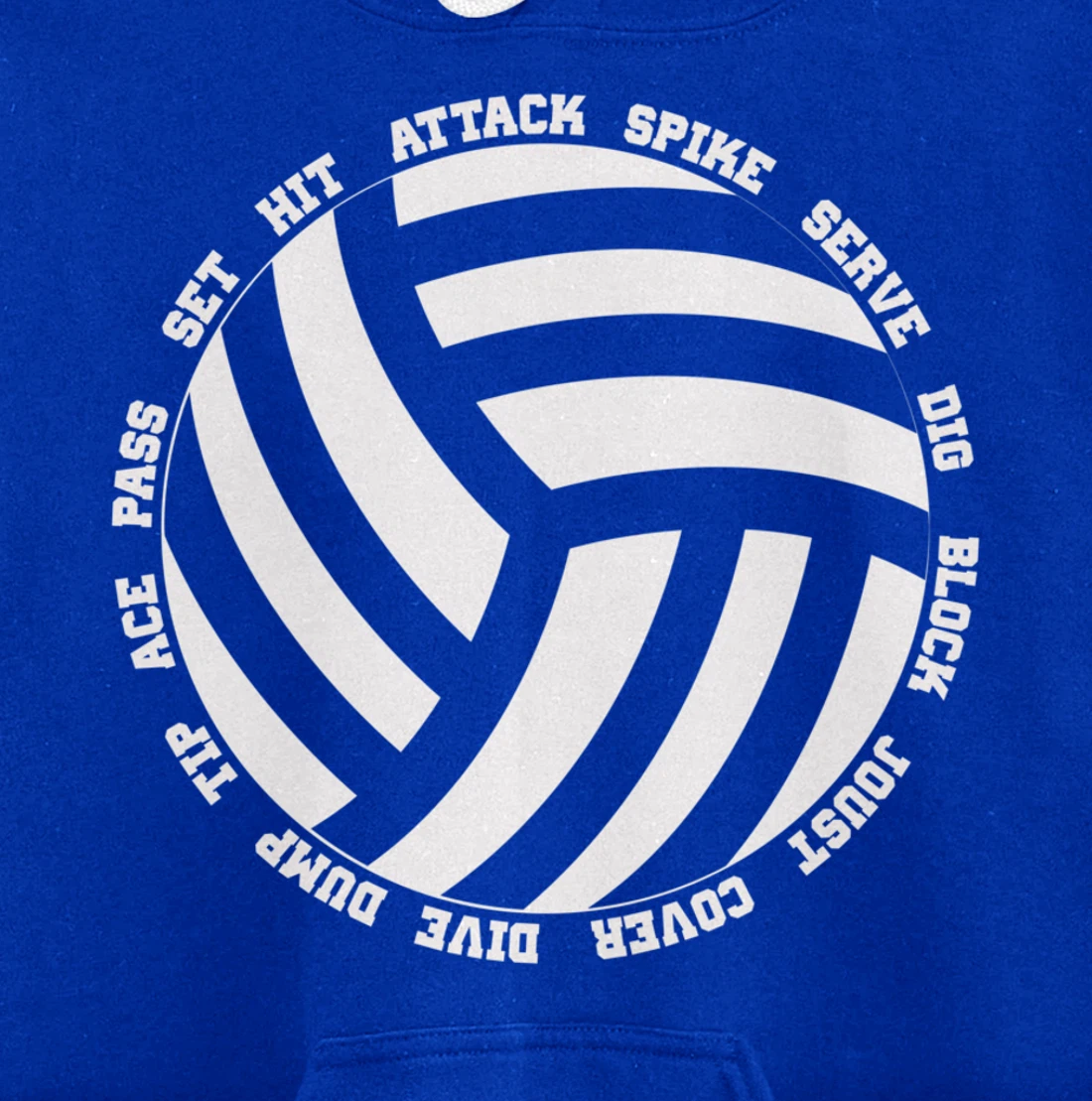 Funny Volleyball Player Setter Hitter Men Women Boys Girls Pullover Hoodie
