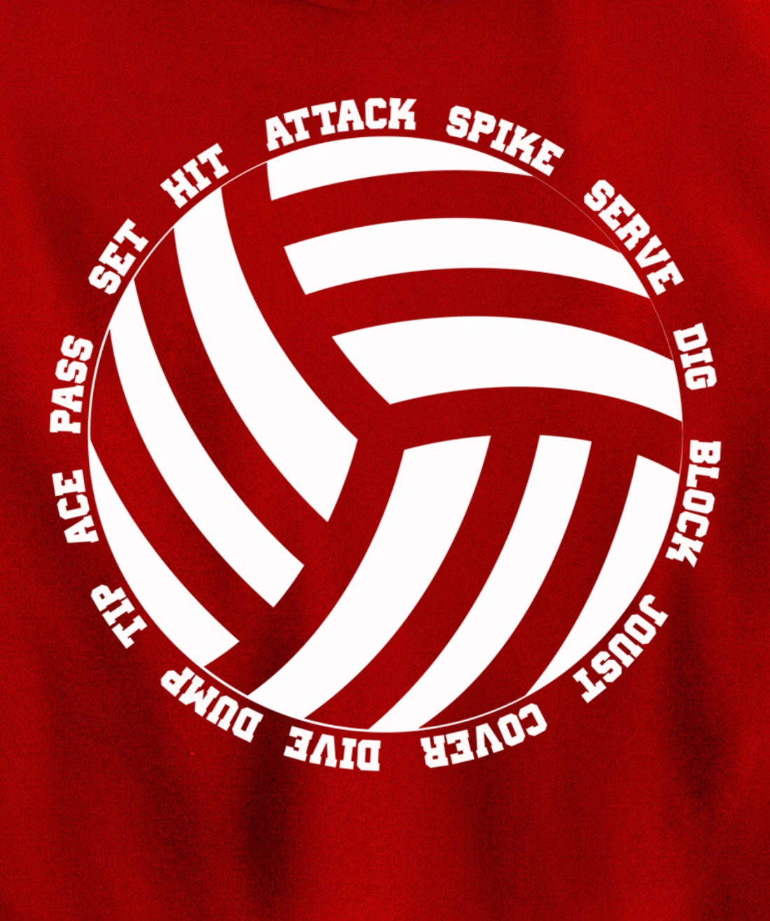 Funny Volleyball Player Setter Hitter Men Women Boys Girls Pullover Hoodie