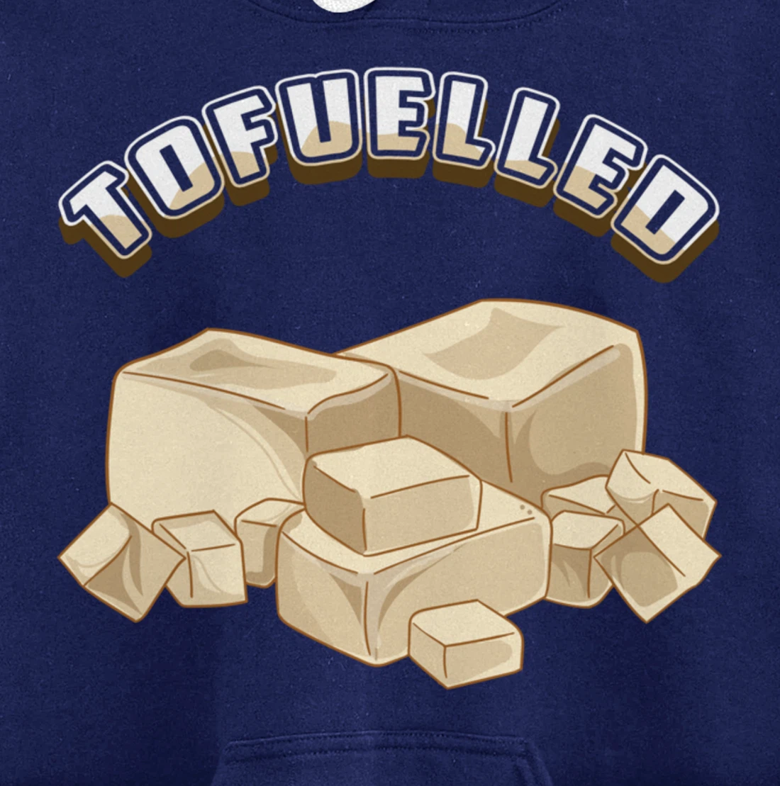 Fuelled By Tofu - Tofuelled - Vegan Workout Pullover Hoodie