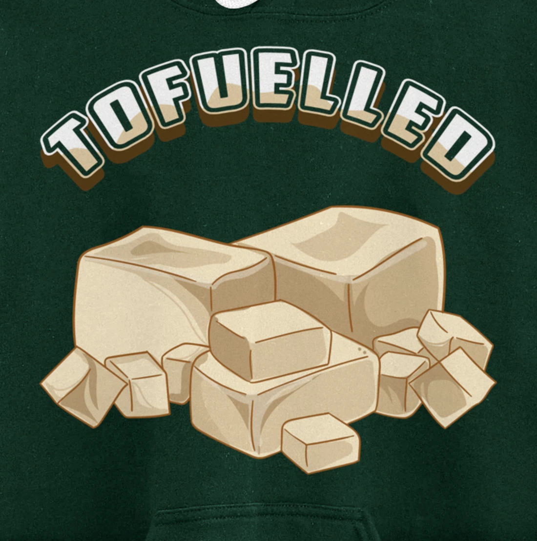 Fuelled By Tofu - Tofuelled - Vegan Workout Pullover Hoodie