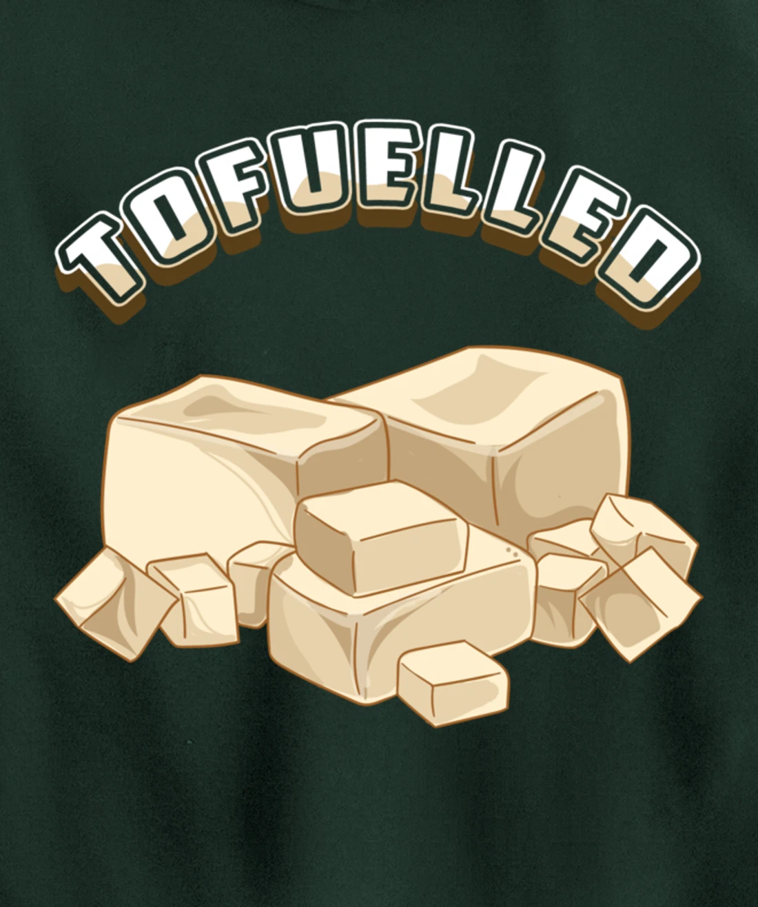 Fuelled By Tofu - Tofuelled - Vegan Workout Pullover Hoodie