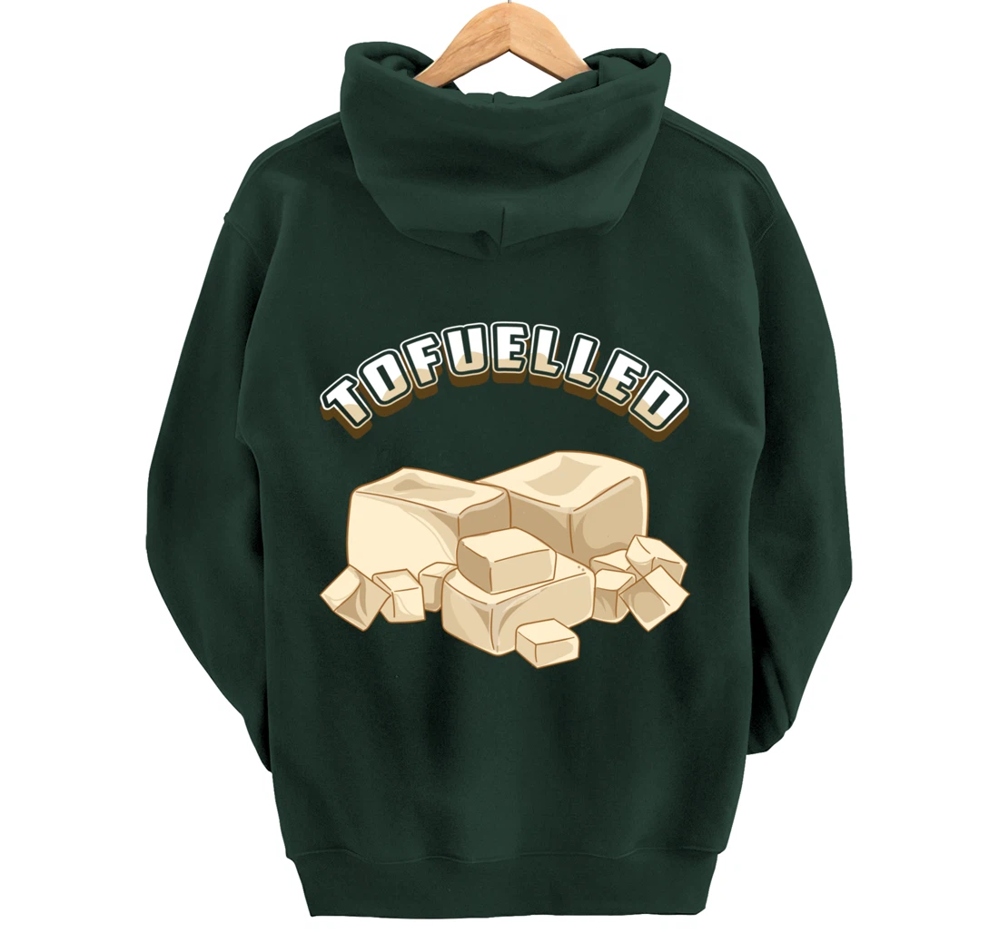 Fuelled By Tofu - Tofuelled - Vegan Workout Pullover Hoodie