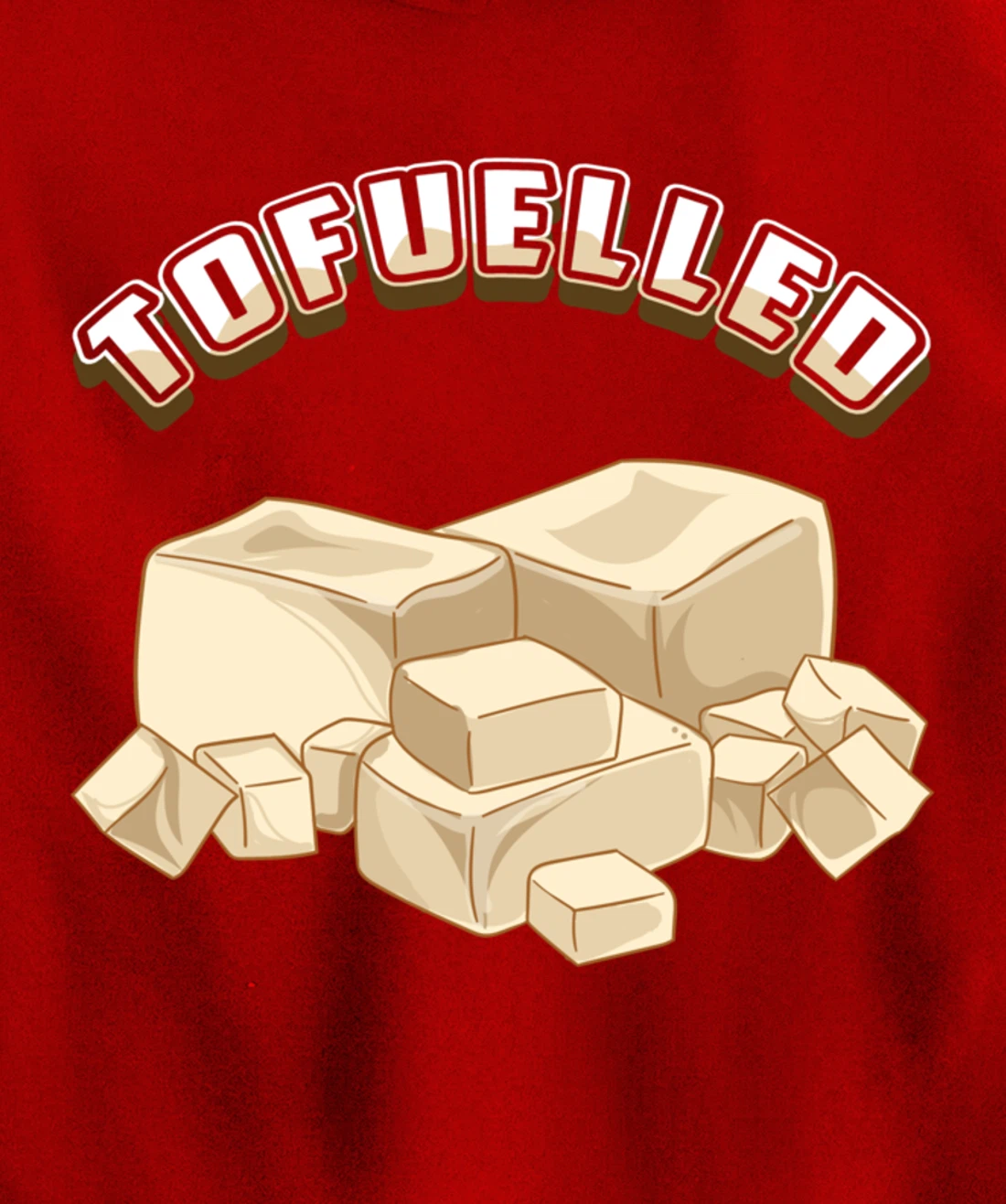 Fuelled By Tofu - Tofuelled - Vegan Workout Pullover Hoodie