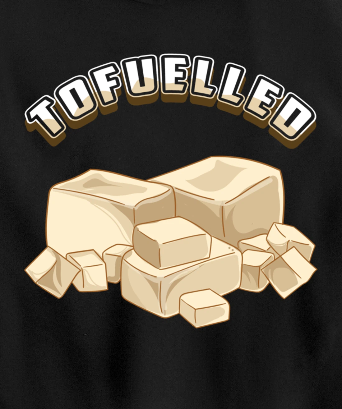 Fuelled By Tofu - Tofuelled - Vegan Workout Pullover Hoodie