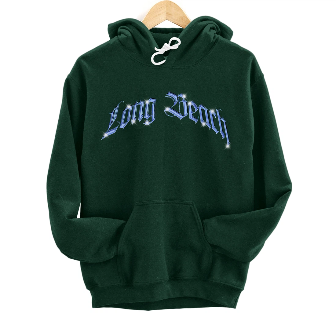 Long Beach Los Angeles Street South Bay LBC Port City Mary Pullover Hoodie
