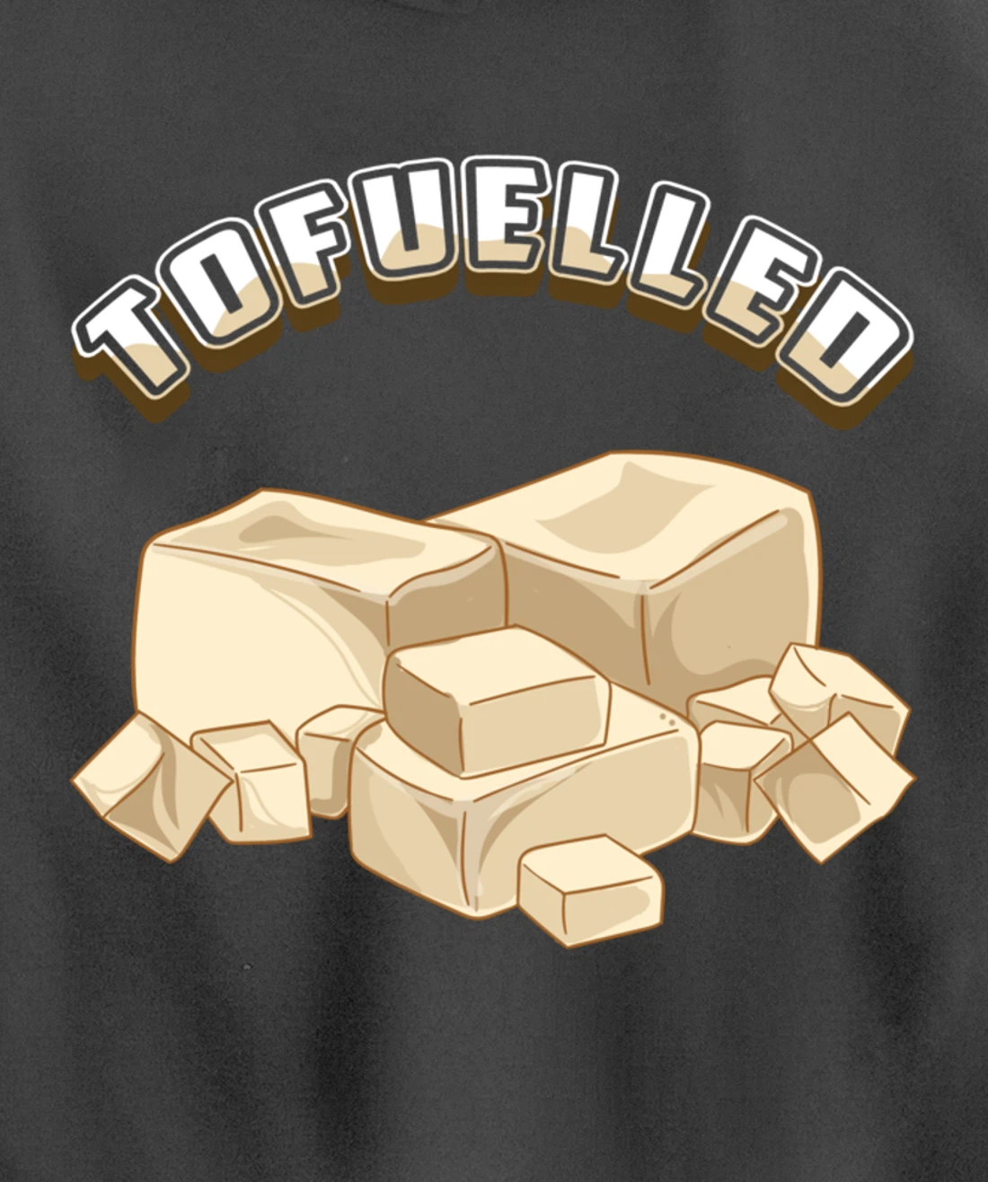 Fuelled By Tofu - Tofuelled - Vegan Workout Pullover Hoodie