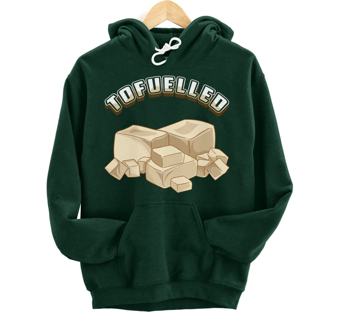 Fuelled By Tofu - Tofuelled - Vegan Workout Pullover Hoodie