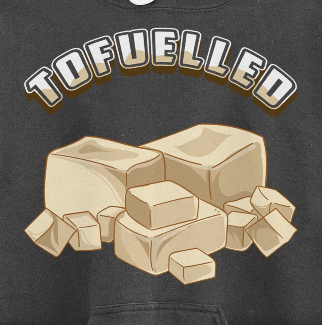 Fuelled By Tofu - Tofuelled - Vegan Workout Pullover Hoodie