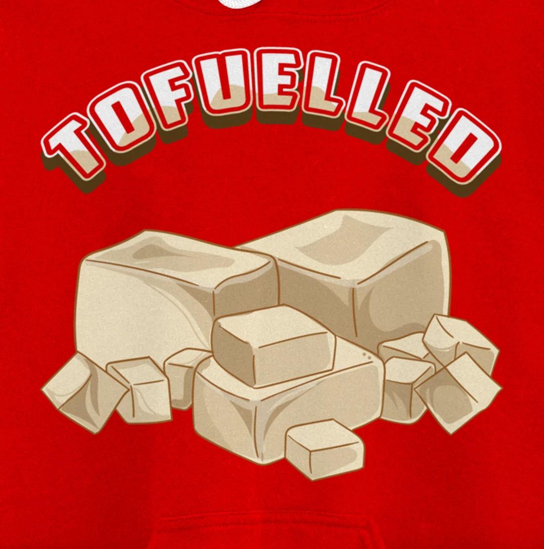 Fuelled By Tofu - Tofuelled - Vegan Workout Pullover Hoodie