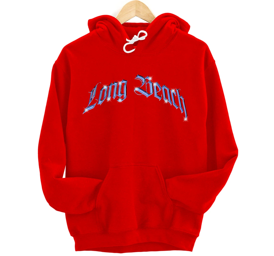 Long Beach Los Angeles Street South Bay LBC Port City Mary Pullover Hoodie