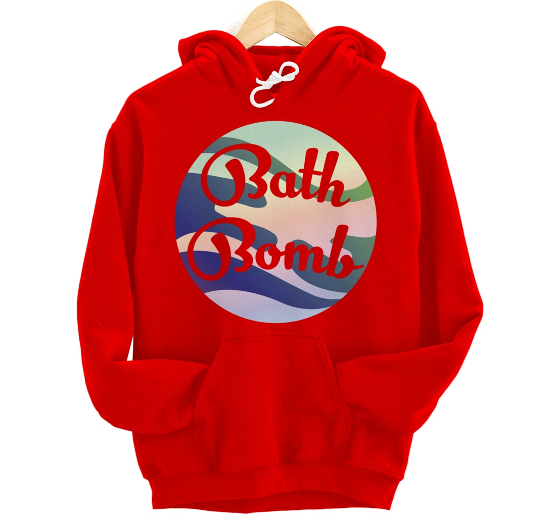 Bubble Bathtub Relaxation Bath Bombs Enthusiast Pullover Hoodie
