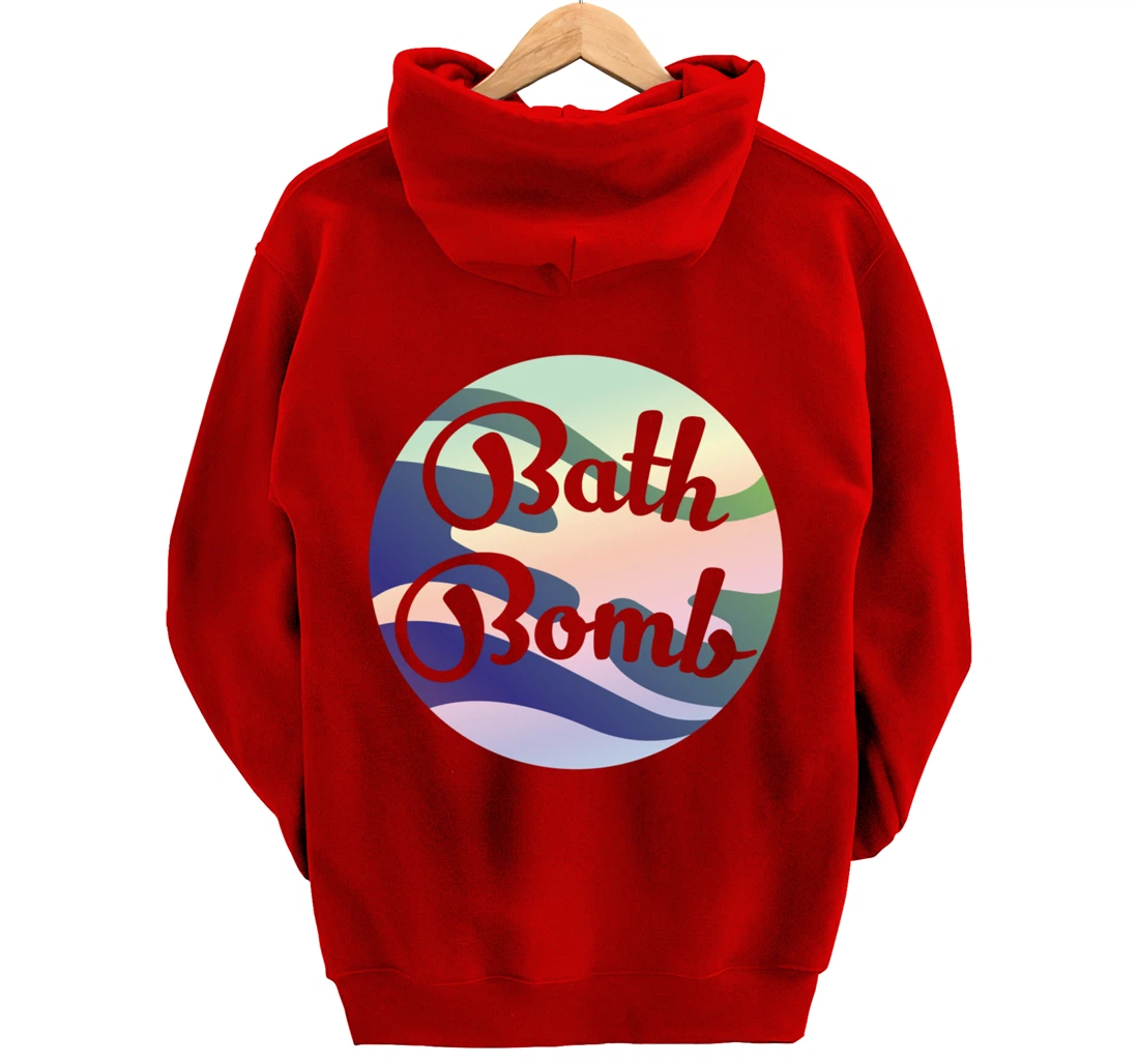 Bubble Bathtub Relaxation Bath Bombs Enthusiast Pullover Hoodie