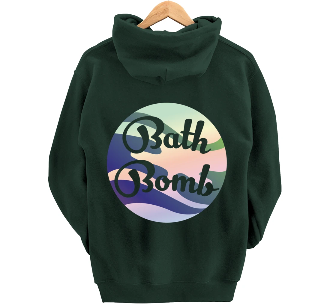 Bubble Bathtub Relaxation Bath Bombs Enthusiast Pullover Hoodie