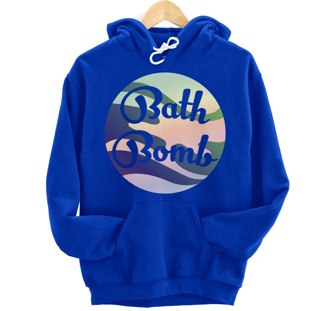 Bubble Bathtub Relaxation Bath Bombs Enthusiast Pullover Hoodie