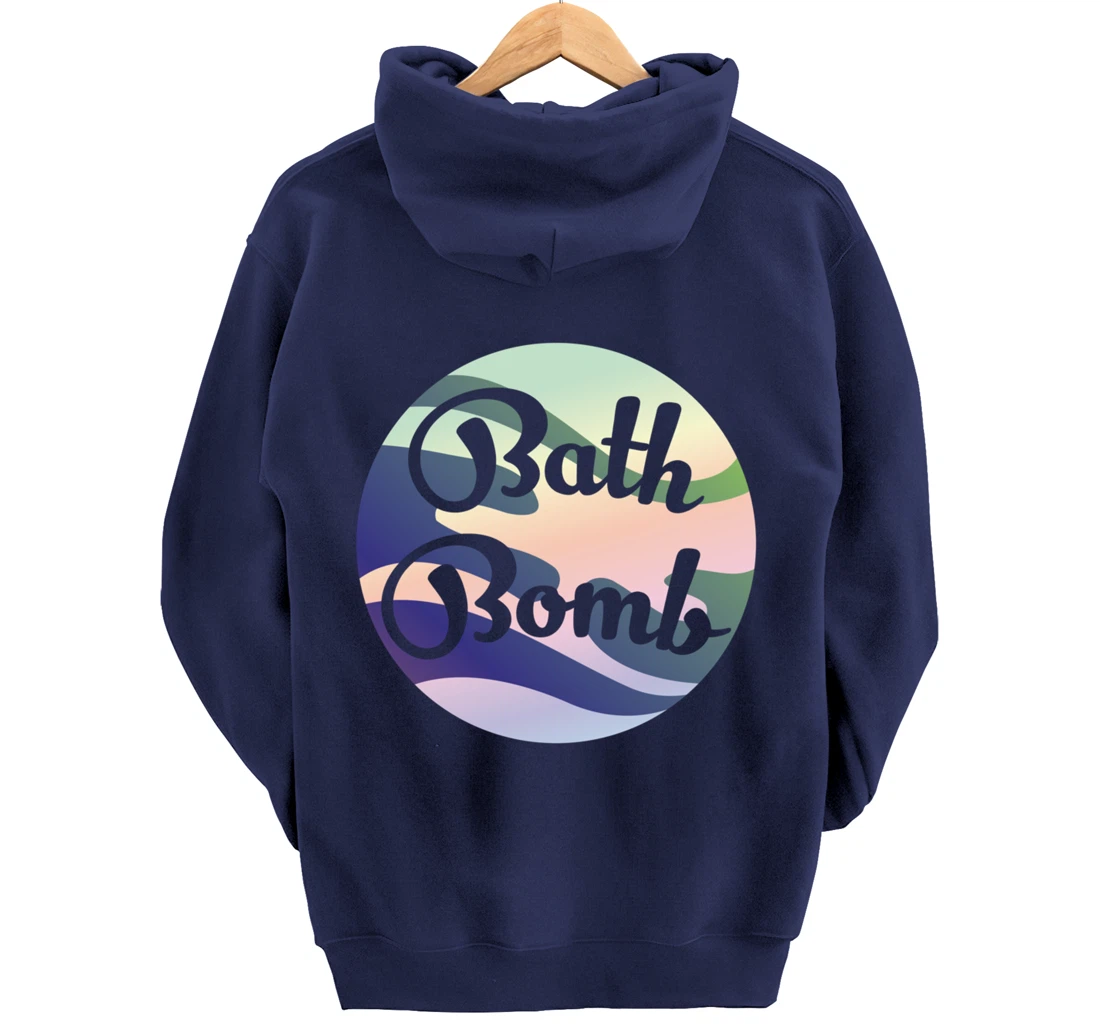 Bubble Bathtub Relaxation Bath Bombs Enthusiast Pullover Hoodie