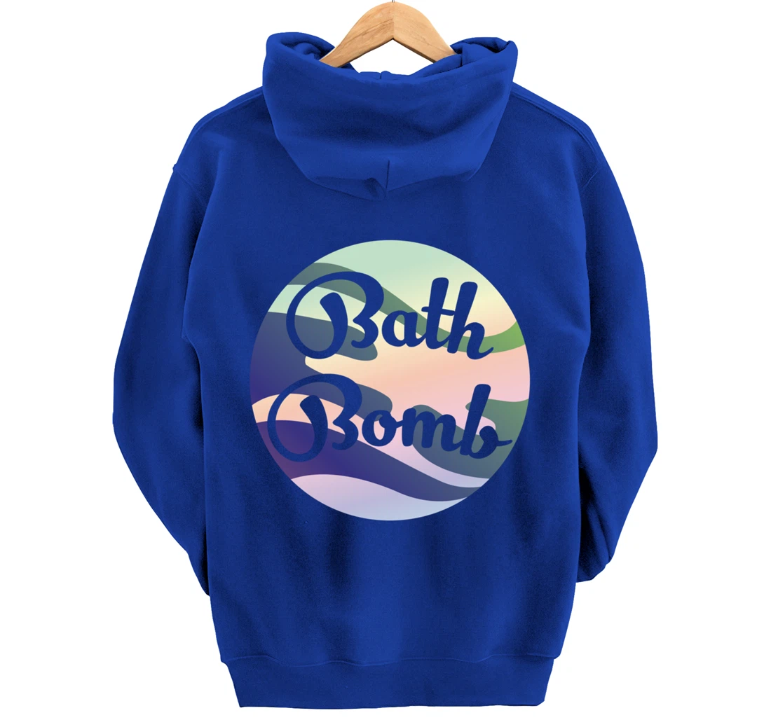 Bubble Bathtub Relaxation Bath Bombs Enthusiast Pullover Hoodie