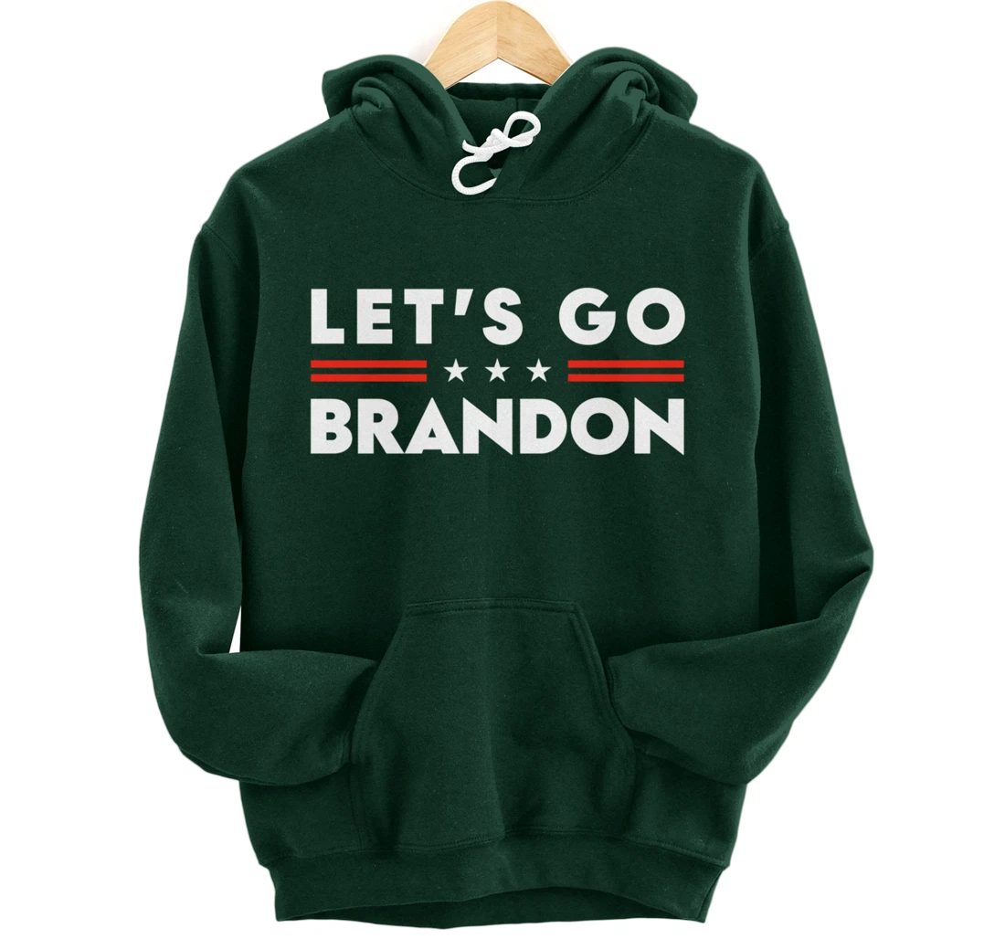 Brandon Let's Go Funny Meme Pullover Hoodie