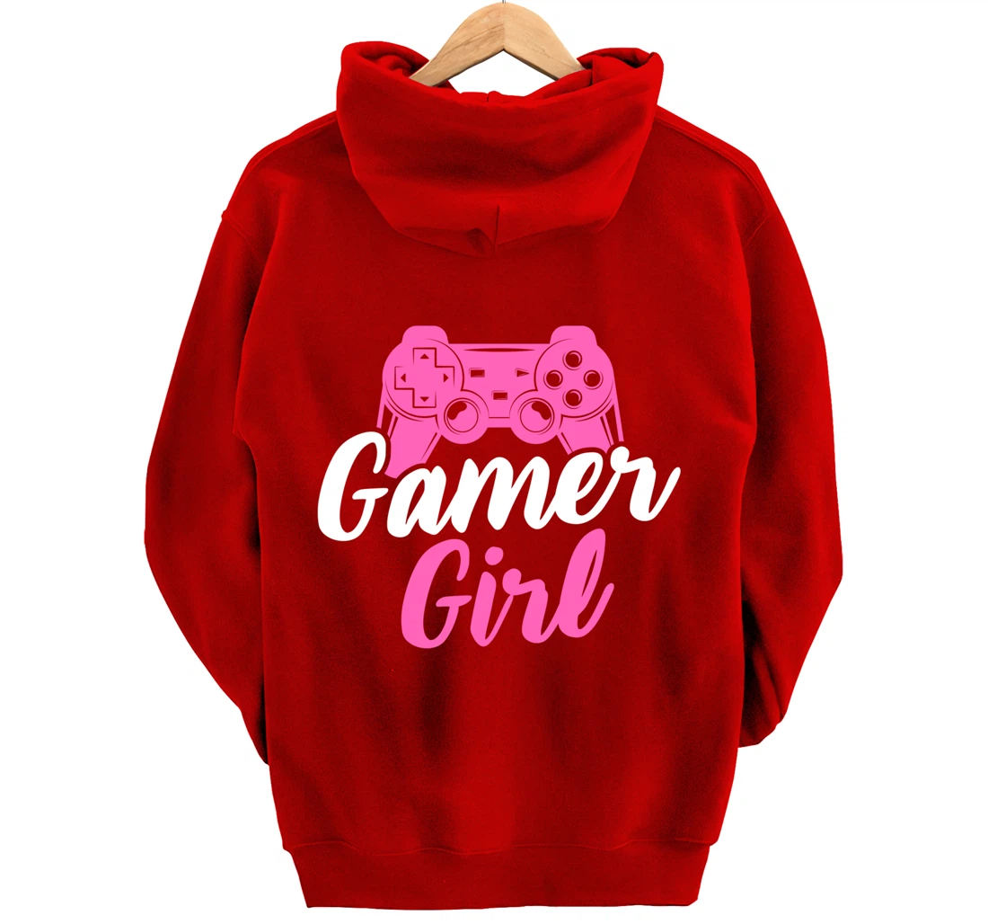 Video Gamer Quotes Gamer Girl Pullover Hoodie