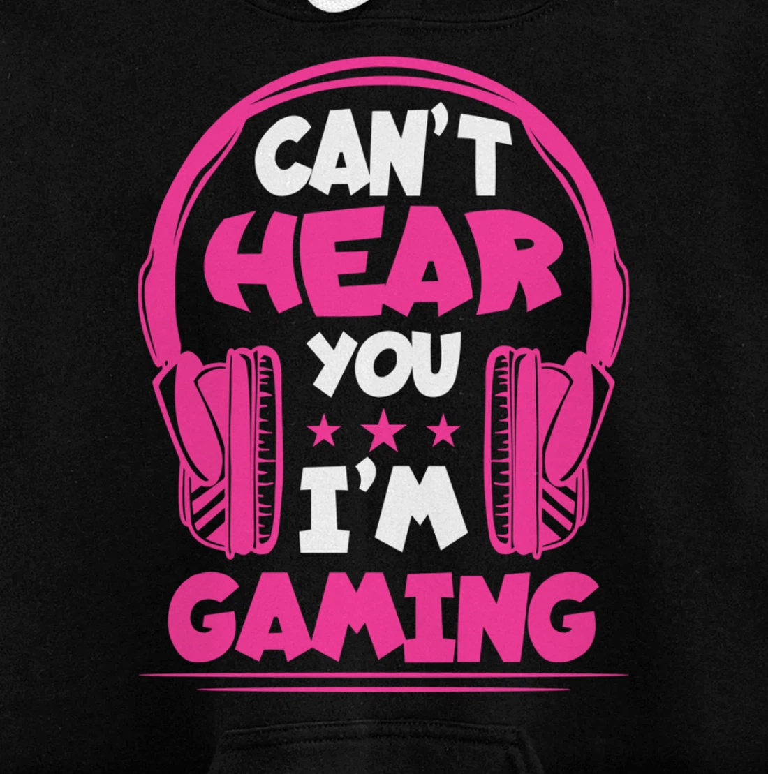Video Gamer Can'T Hear You I'M Gaming Pullover Hoodie