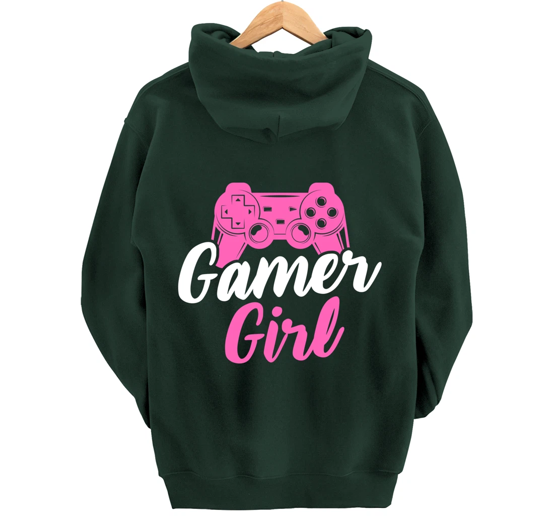 Video Gamer Quotes Gamer Girl Pullover Hoodie