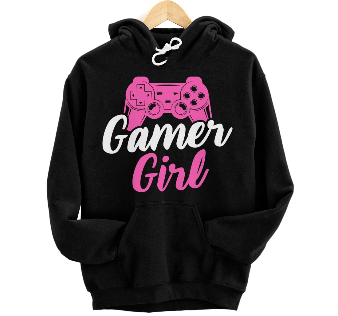 Video Gamer Quotes Gamer Girl Pullover Hoodie