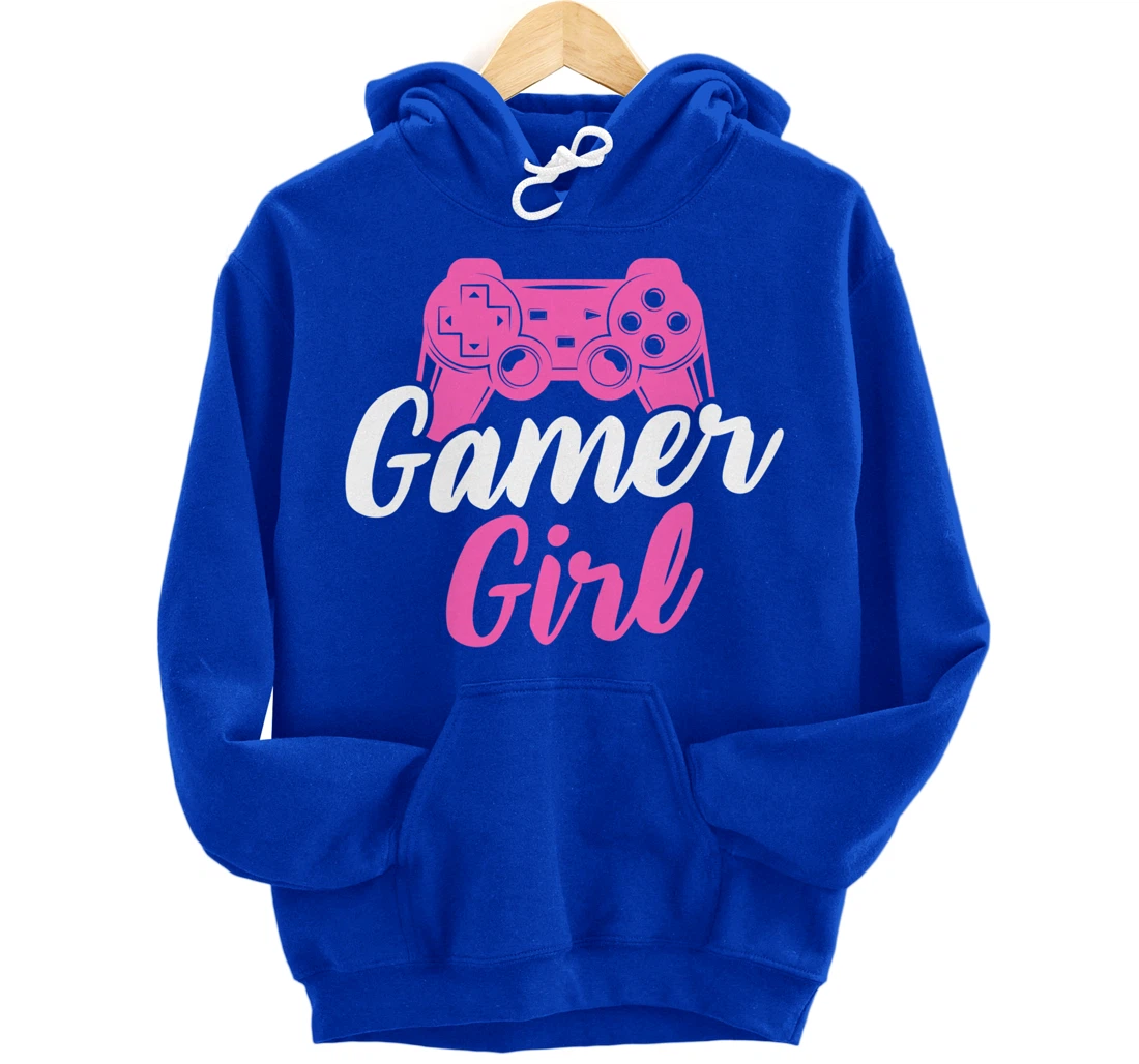 Video Gamer Quotes Gamer Girl Pullover Hoodie
