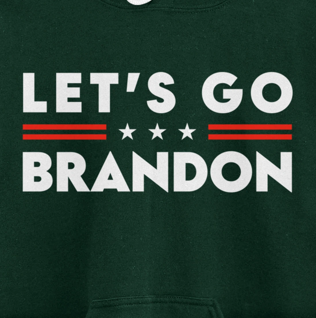 Brandon Let's Go Funny Meme Pullover Hoodie